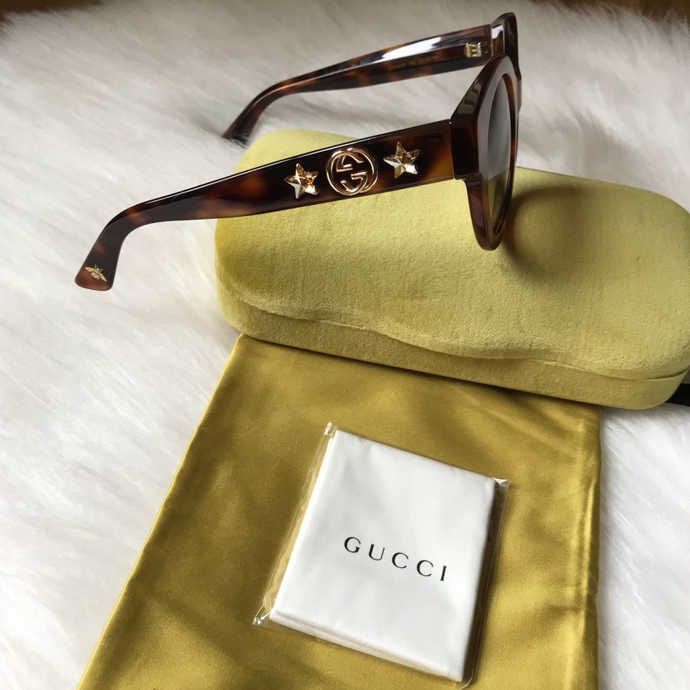 Authentic Gucci Star GG  Sunglasses
